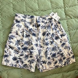 Abercrombie and Fitch Linen High Rise Shorts